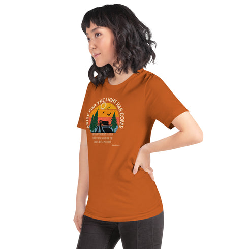 Arise for The Light Christian Bible Verse T-Shirt